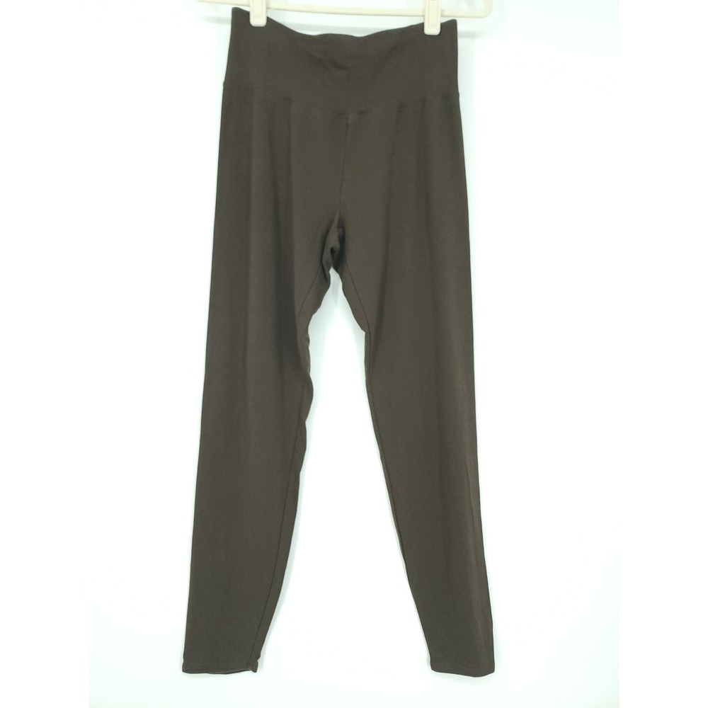 Eileen Fisher Leggings Womens S Brown Tencel Organic Cotton Soft Stretch Comfort